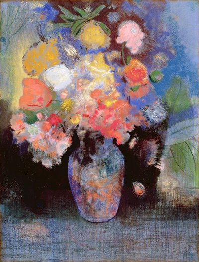 Bloemen door Odilon Redon